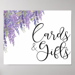 Wisteria tree Wedding Cards and Gifts Poster