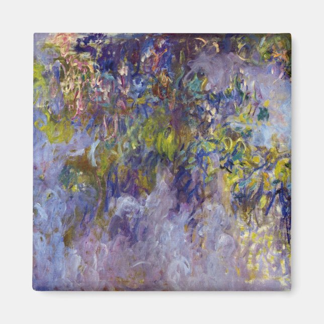 Wisteria (verlassen Hälfte) von Claude Monet Magnet (Vorne)