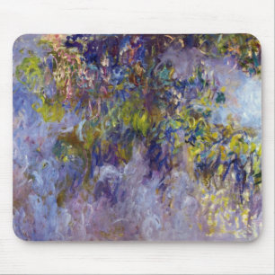 Wisteria (verlassen Hälfte) von Claude Monet Mousepad