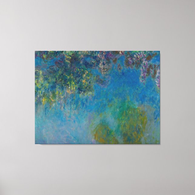 Wisteria von Claude Monet Leinwanddruck (Vorderseite)