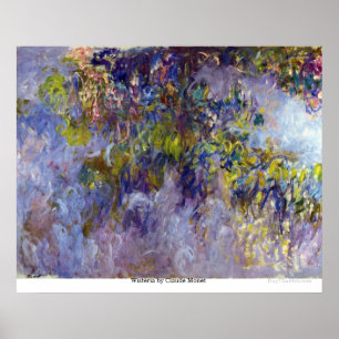 Wisteria von Claude Monet Poster