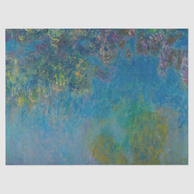 Wisteria von Claude Monet Seidenpapier (Vorderseite)