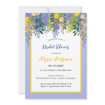 Wisteria Watercolor Brautparty