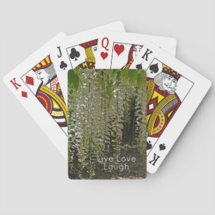 Wisteria White Garden Blume Live Liebe Spielkarten