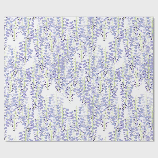 Wisteria Wrapping Paper Geschenkpapier (Flach)