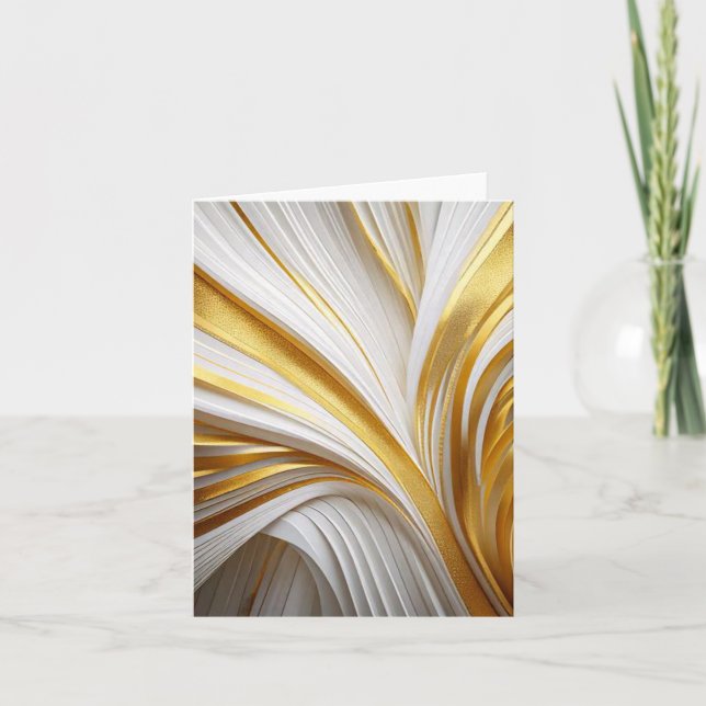 Wit Goud Retro  Ankündigung (Vorderseite)