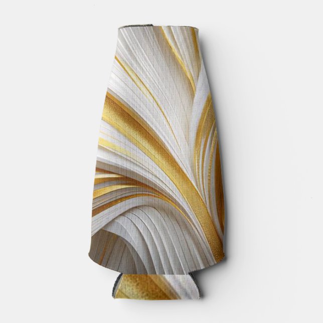 Wit Goud Retro  Flaschenkühler (Vorderseite)