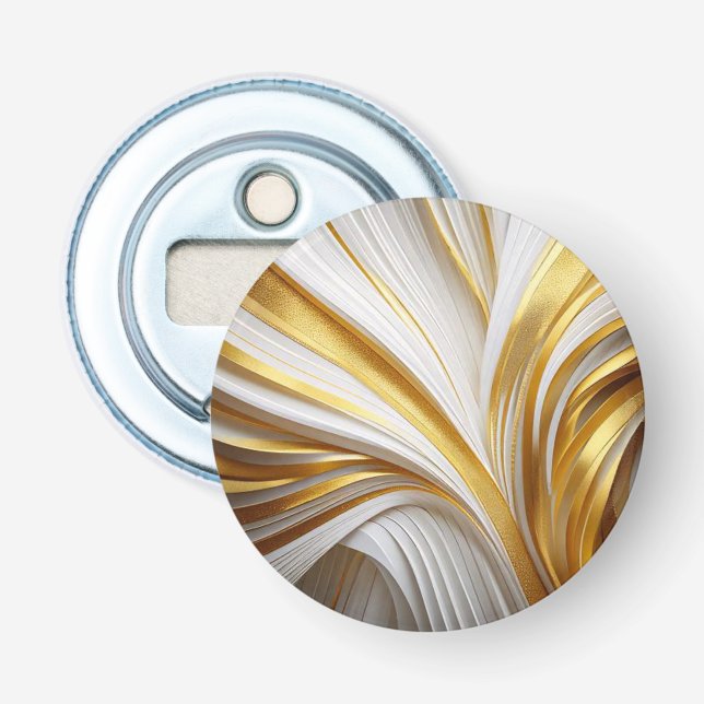 Wit Goud Retro  Flaschenöffner (Vorderseite)