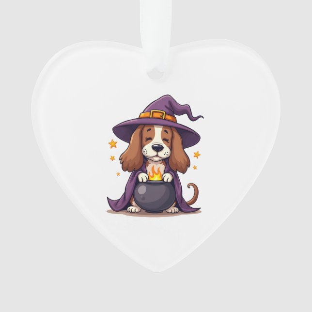 Witch Basset Brew Ornament (Vorderseite)