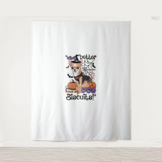 Witch better have my Dog Biscuits Cute Halloween C Wandteppich