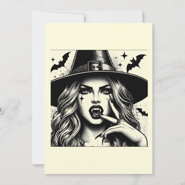 WITCH EINLADUNG (Vorderseite)