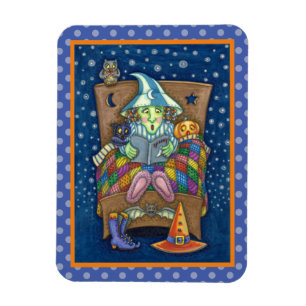 WITCH ERZÄHLEN SPOOKY BEDTIME STORIES, HALLOWEEN MAGNET