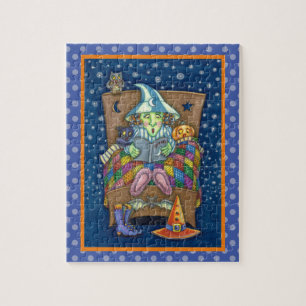 WITCH ERZÄHLEN SPOOKY BEDTIME STORIES, HALLOWEEN PUZZLE