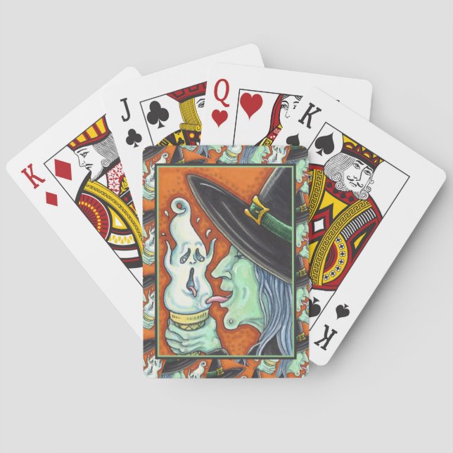 WITCH ESSEN SKREAMING EISKRAUKONE, HALLOWEEN SPIELKARTEN (Rückseite)