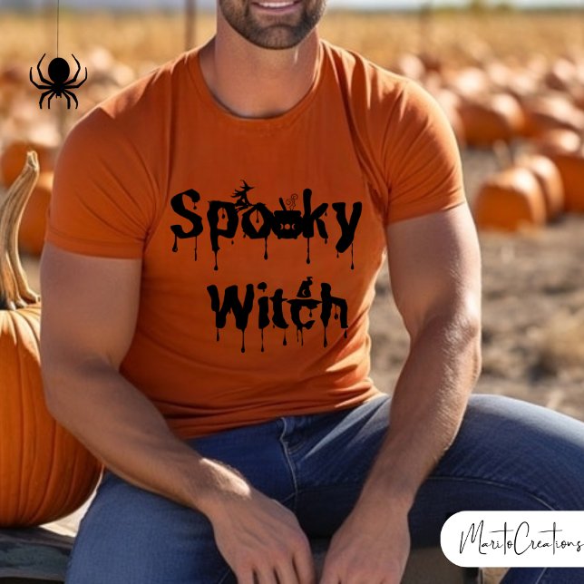 Witch, funny Halloween shirt for men,spooky season (Von Creator hochgeladen)