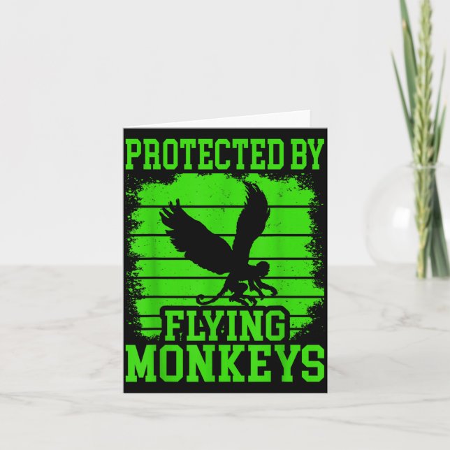 Witch Get My Flying Monkeys  Karte (Vorderseite)