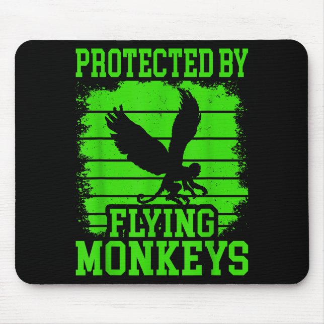 Witch Get My Flying Monkeys  Mousepad (Vorne)