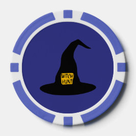 WITCH HUNT WITCH HAT POKER CHIP