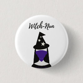 Witch Nun Button