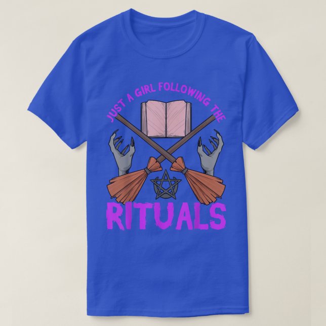 Witch Ritual Magic Spells Witchcraft Spellbook Wic T-Shirt (Design vorne)