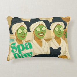 Witch Spa Day Funny Humor  Dekokissen