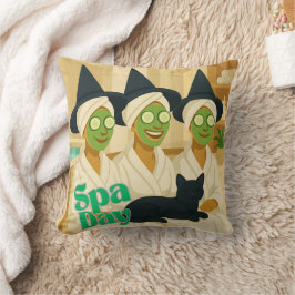 Witch Spa Day Funny Humor  Kissen