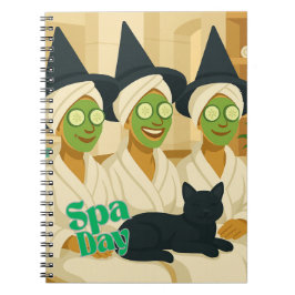 Witch Spa Day Funny Humor  Notizblock