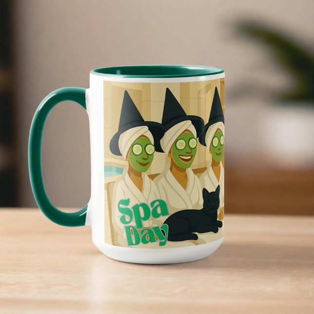 Witch Spa Day Funny Humor  Tasse (Von Creator hochgeladen)