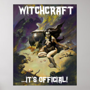 WITCHCRAFT  It's Official!  Art by Mike Hoffman Poster