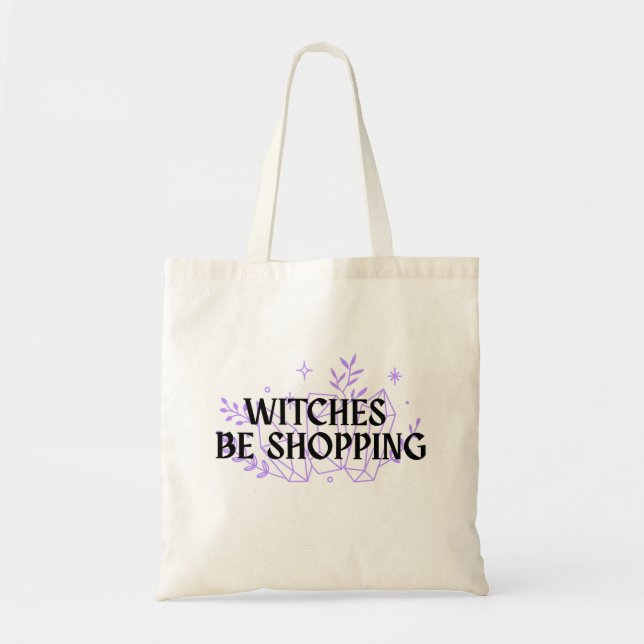 Witches Be Shopping - Lavender Tragetasche (Vorne)
