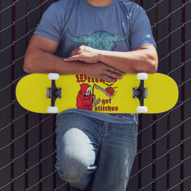 WITCHES BEKOMMEN STITCHEN lustig beängstigenden ha Skateboard (Außenbereich 3)