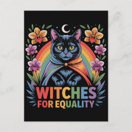 Witches For Equality Feminist Postkarte