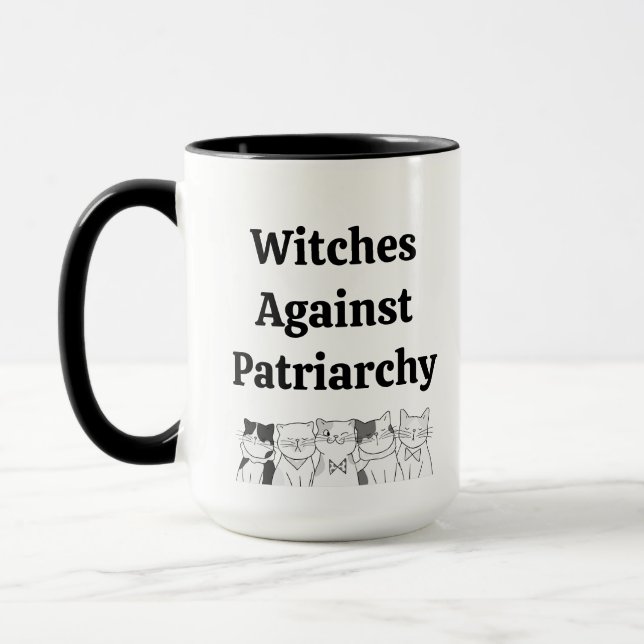 Witches Political Humor Cats Whimsy Funny Mystical Tasse (Links)