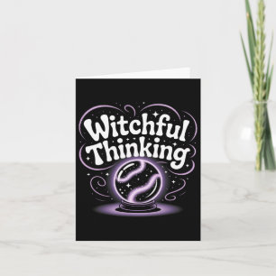 Witchful Thinking Crystal Ll Halloween Vibes 1 Karte