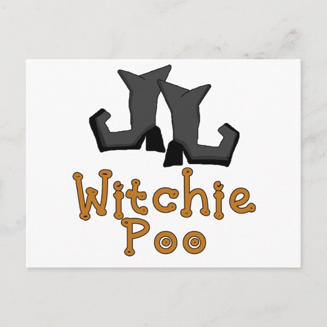 Witchie Poo T - Shirt und Geschenke Postkarte (Vorderseite)