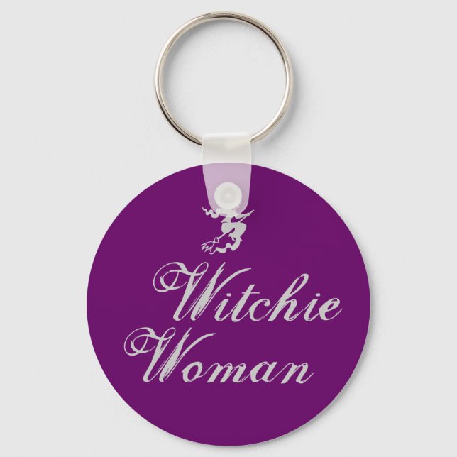 Witchie Woman Schlüsselanhänger (Vorderseite)