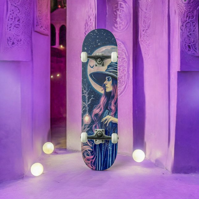 Witching Hour: Mondbeleuchtete Magie Skateboard (Von Creator hochgeladen)