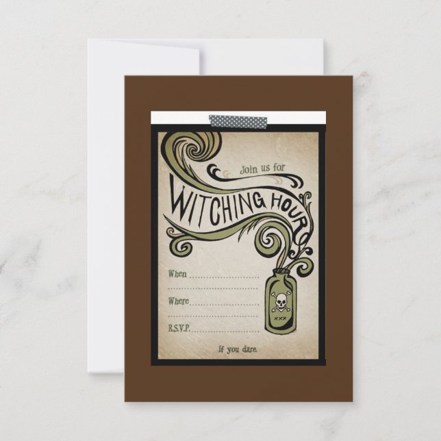 Witching Hour Party Einladung (Vorderseite)