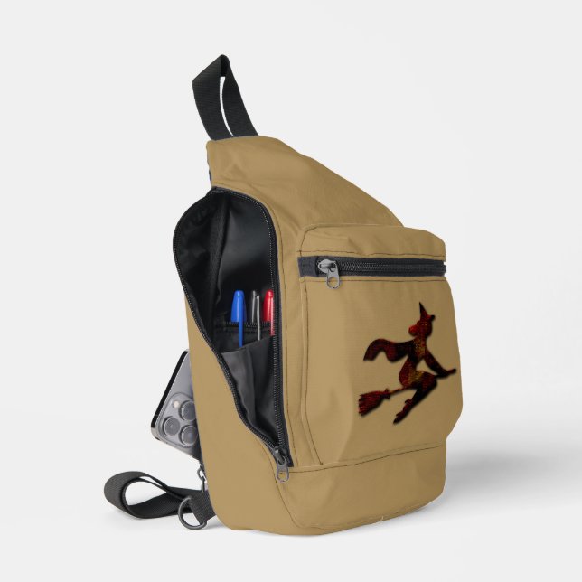 Witching-Hour-Silhouette Crossbody Bag (Offen)