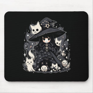 Witching Hour trendy Halloween Grafik Design Mousepad