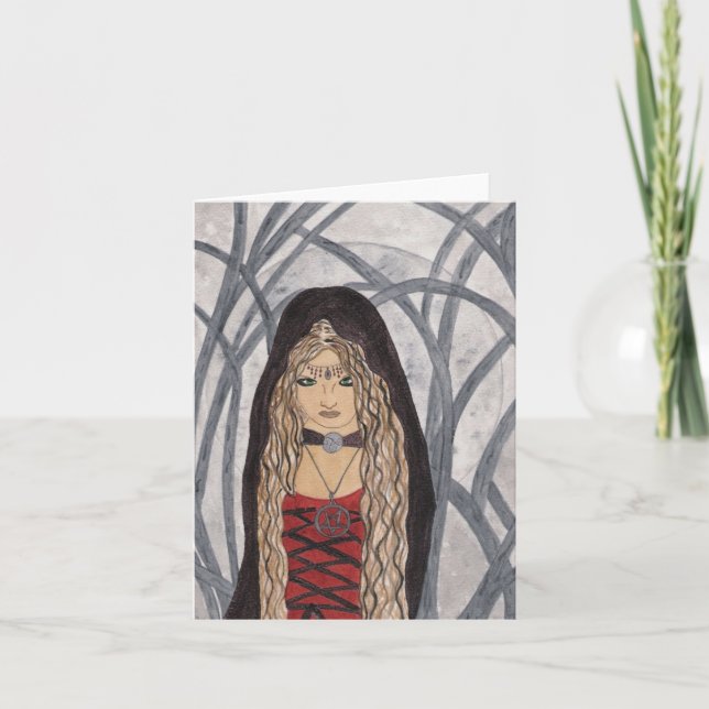 Witching Stunde Notecard Karte (Vorderseite)