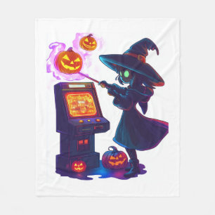 Witchs Arcade Night Fleecedecke