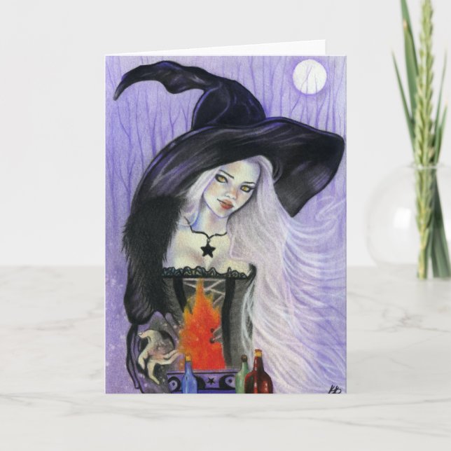 Witchs Brew Greeting Card Karte (Vorderseite)