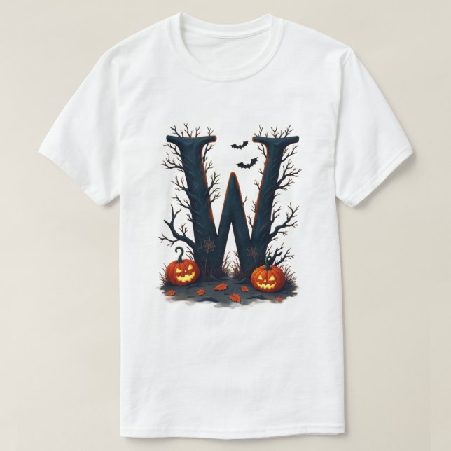 Witch's Sunset or Letter with W T-Shirt (Design vorne)