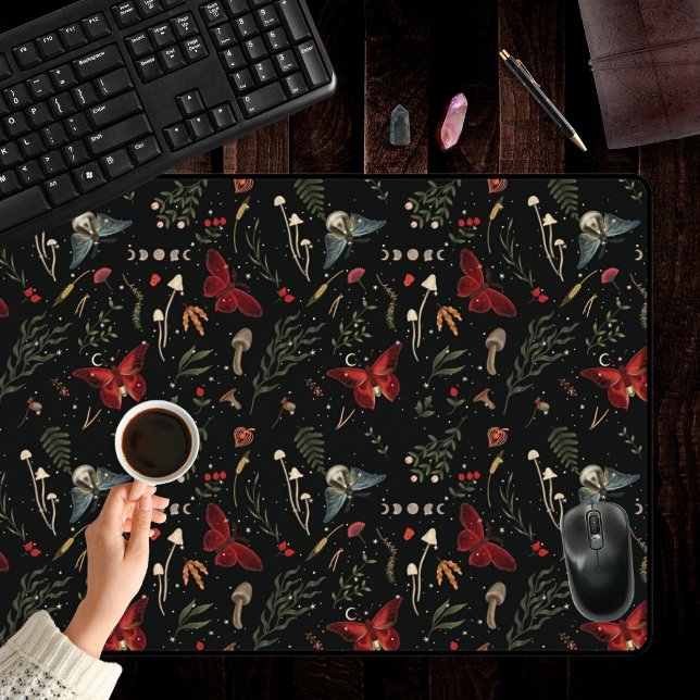 Witchy Botanical Desk Mat Schreibtischunterlage (Von Creator hochgeladen)