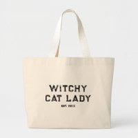Witchy Cat Lady Custom Est. Datum Frauen gestört