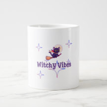 Witchy Cat Vibes - Niedliches Halloween-Design
