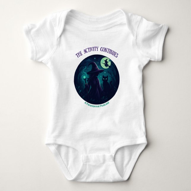 Witchy Design for Kids, Light Baby Bodysuit Baby Strampler (Vorderseite)