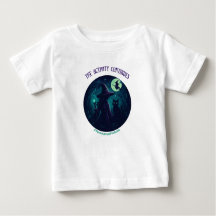 Witchy design on light kids clothes