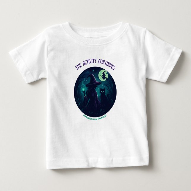 Witchy design on light kids clothes baby t-shirt (Vorderseite)